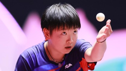 孙颖莎4-0完胜刘斐 晋级十五运会女单半决赛